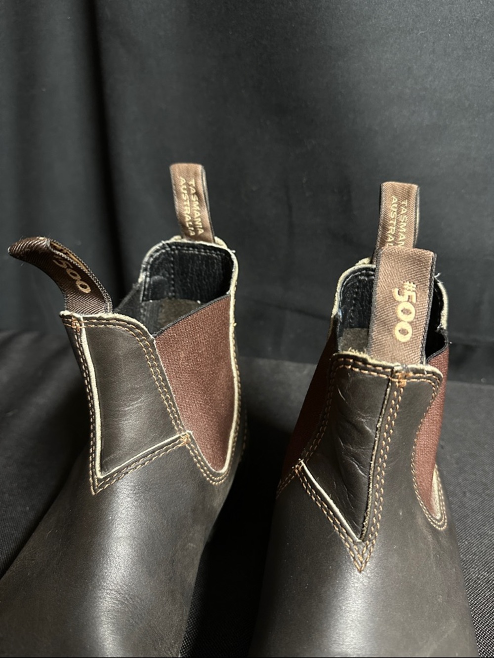Blundstone Leather Chelsea Boots with Dark Brown M8.5 - Picture 10 of 14